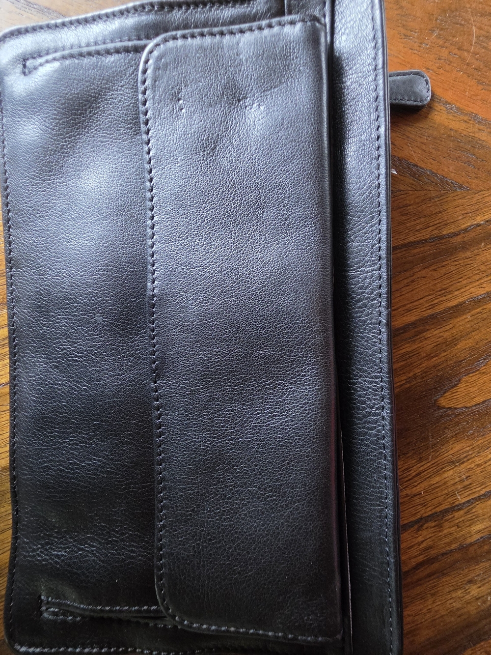 Osgoode Marley Black Leather Men’s Travel Wallet Organizer EDC Clutch - NWOT
